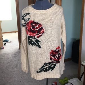 modcloth rose sweater